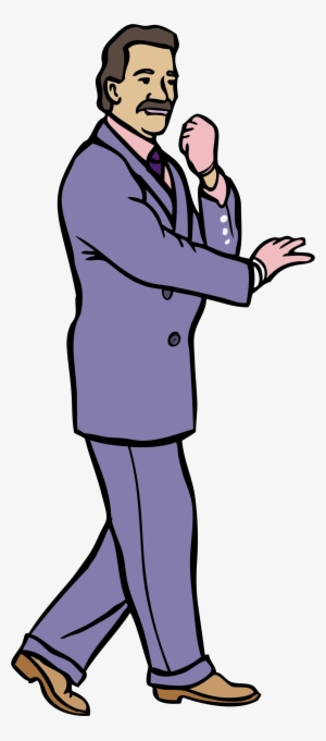 Royalty Free Guy Clipart Big Person - Png Cartoon Man In Suit