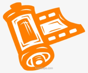 Film Roll Royalty Free Vector Clip Art Illustration