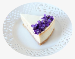 Cheesecake Flower Decoration