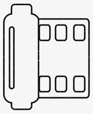 Film Roll Line Art - Roll Film