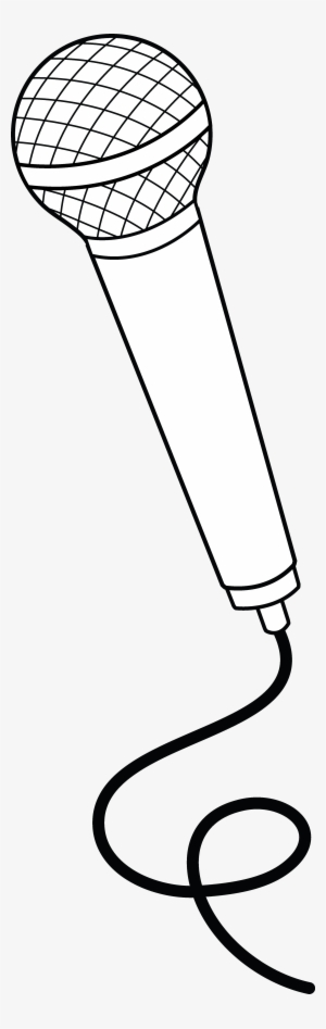 Mic Clipart Png - Microphone Clipart Black And White