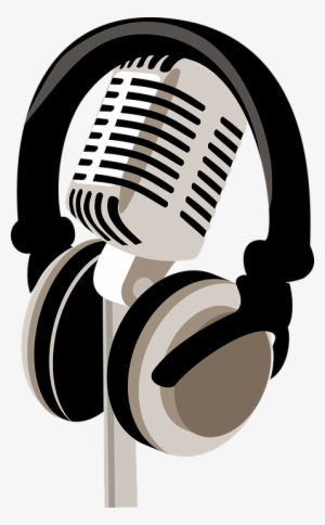 Microphone - - Mic And Headphones Vector
