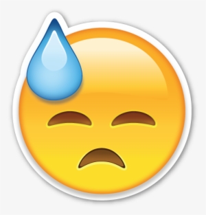 Face With Cold Sweat - Sweaty Face Emoji
