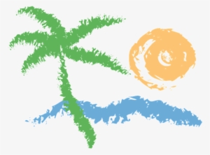 Logo, Tree, Sun, Sea, Green, Plant, Symbol, Sign, - Logo