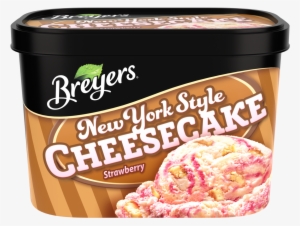A 48 Ounce Tub Of Breyers New York Style Cheesecake - Breyers Heath Ice Cream