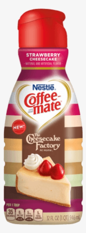 The Cheesecake Factory At Home Strawberry Cheesecake - Coffee Mate Creamer Cheesecake Factory