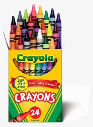 Lasts 35% Longer - Crayola Crayons- 24 Pack