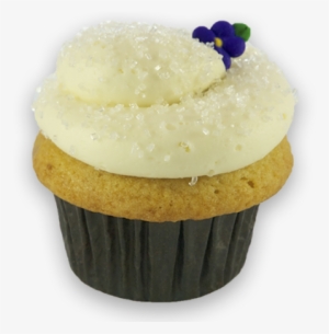A Rich Vanilla Cupcake Filled With Real Blueberry Cheesecake - Cupcake