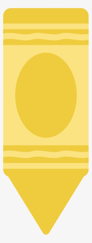Yellow Crayon 1,094×2,813 Pixels - Crayon