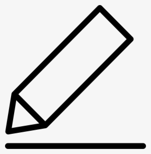 Pencil Or Crayon Outline Comments - Outline Of A Pencil