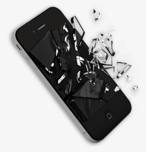 Iphone-broken - Broken Iphone Png
