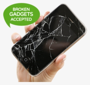 Sell Broken Cell Phones - Broken Cell Phone Png