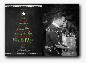 Warm Holiday Wishes Tree Save The Date - Christmas Tree