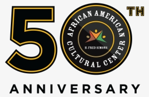 African American Cultural Center 50th Anniversary Logo