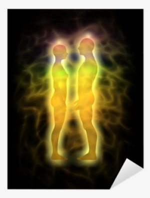 Vinilo Pixerstick Pareja Perfil Del Cuerpo De La Energía - Compositores Del Amor [書籍]