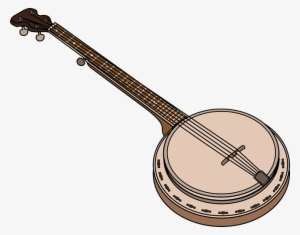 Cartoon, Musical, African, American, Instrument, Banjo - Banjo Clip Art