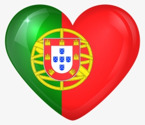 Portugal Flag Heart