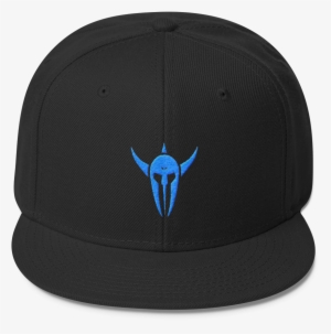 Vikinghelmet Flat Blue Mockup Front Black Original - Upfront Caps United Dark Navy Snapback