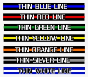 Thin Line Meanings It Started With The Thin Blue Line - Green Line American Flag Meaning