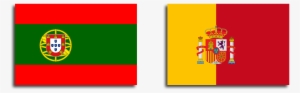 Redesignsportugal And Spain Flags In The Style Of Each - Portugal And Spain Flag