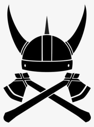 Viking Hat Rubber Stamp - Viking Helmet Icon