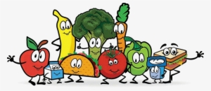 Cartoon Food - School Lunches Clipart