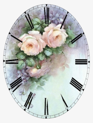 Clock Face - Decoupage