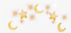 Crown Yellow Moon Star Stars Tumblr - Star
