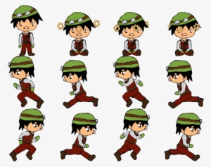 As The Character Is Now More Lively It Has Been Decided - Character Movement Sprite Sheet