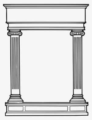 Big Image - Column Clipart Black And White