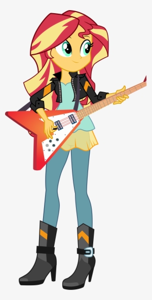 Keronianniroro, Clothes, Electric Guitar, Equestria - My Little Pony Sunset Shimmer Guitar