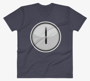 Men's Emoji V Neck - T-shirt