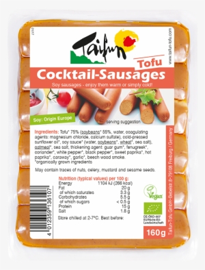 Tofu Cocktail-sausages - Mini Wiener Party Sausages 160g