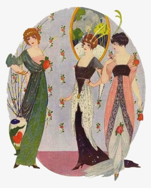 Ladies Should Dress To Impress With Those Slip Dresses, - 1914 Fashion