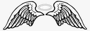 Angel Halo Wing Png - Angel Wings Clip Art