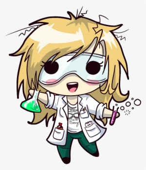 Oxford Science Week - Scientist Chibi