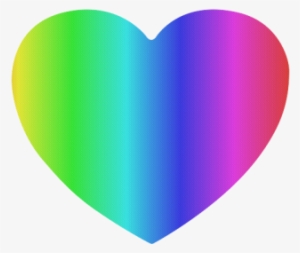 Crayon Box Ombre Rainbow Heart-shaped Mousepad - Crayon