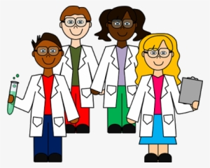 Science Clipart Png Clip Art - Group Of Scientists Clipart
