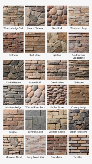 Pictures Of Houses With Stone And Brick - Stone Wall Types