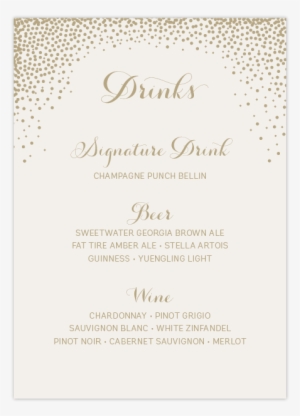 Drink Menu