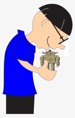 Original Png Clip Art File Scientist Holding Small