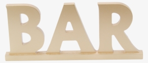 Gold Bar Sign - Plywood