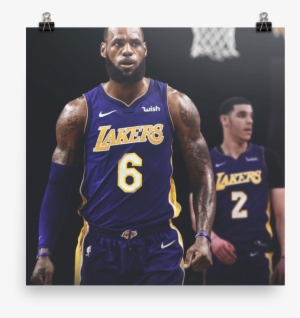 Laker Lebron In Your Face - Lebron James La Lakers