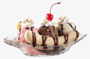 Banana Split Png Graphic Black And White Library - Banana Split ...