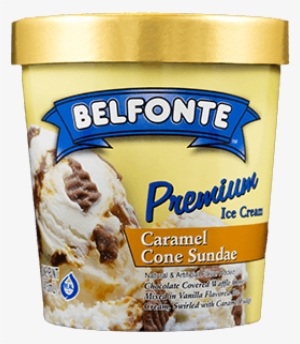 Caramel Cone Sundae - Belfonte Ice Cream