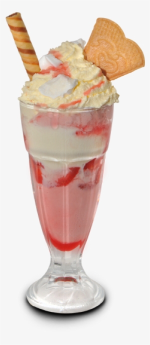 Strawberry Blonde - Ice Cream Strawberry Sundae Png