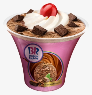 Mississippi Mud Sundae - Fruit Overload Baskin Robbins