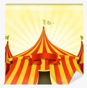 Big Top Circus Background With Banner Wall Mural • - Circus Background Big Top