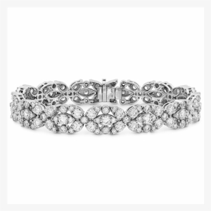 Aerial Double Row Diamond Bracelet - Diamond