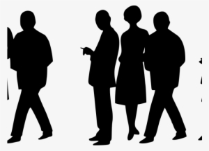 People Silhouette Clipart Small Group - Good Morning Motivational Thoughts In Hindi